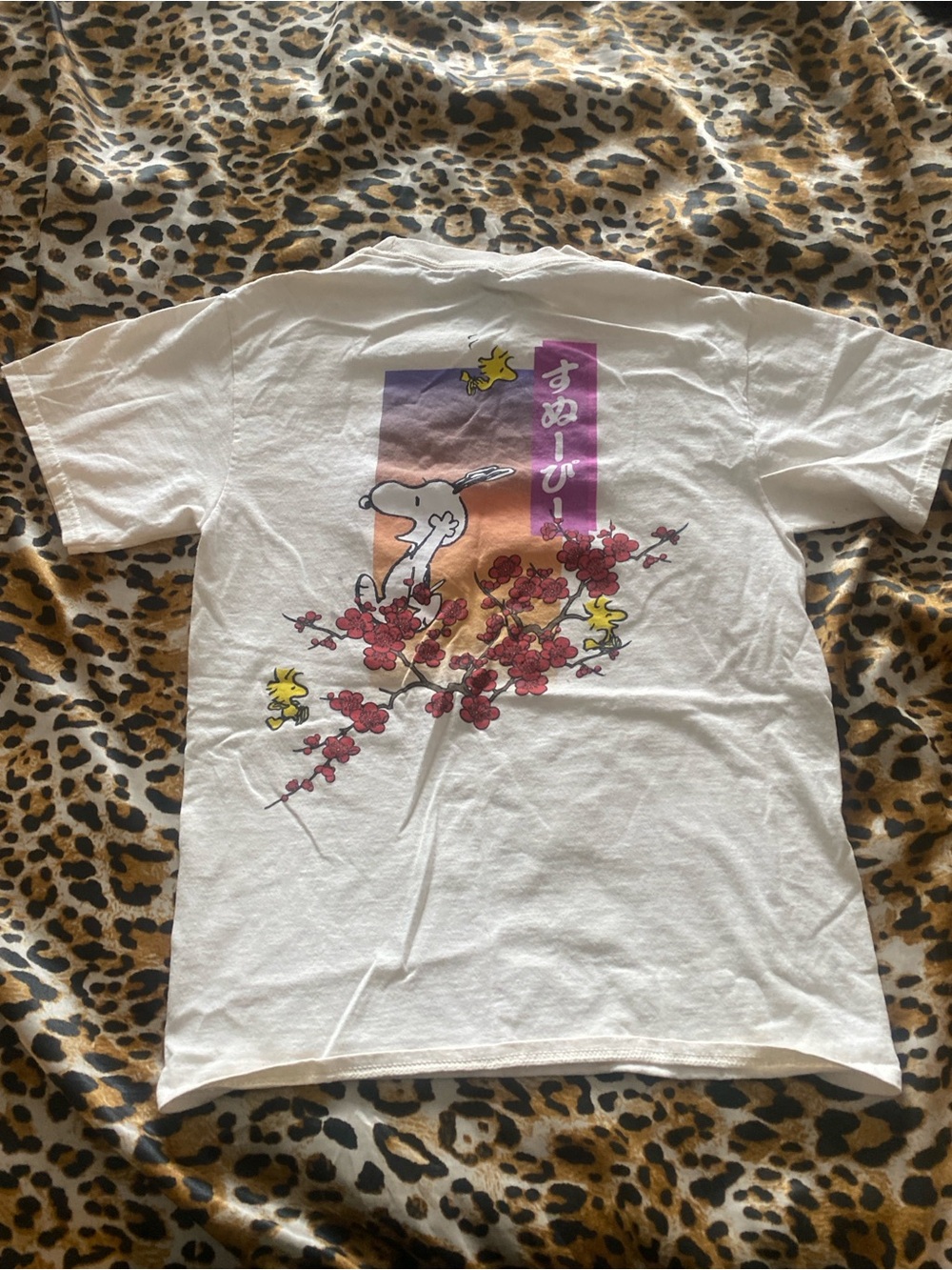 Cool Peanuts Cherry Blossom Graphic Tee